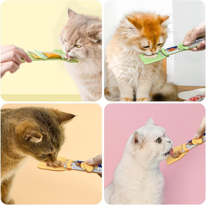 ✨Today's Special 30% Off✨3 Pcs Cat Strip Feeders Spoon