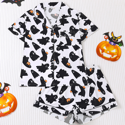 👻Halloween Sale 40% Off👻Pyjamas Women's  Short Sleeve Shorts