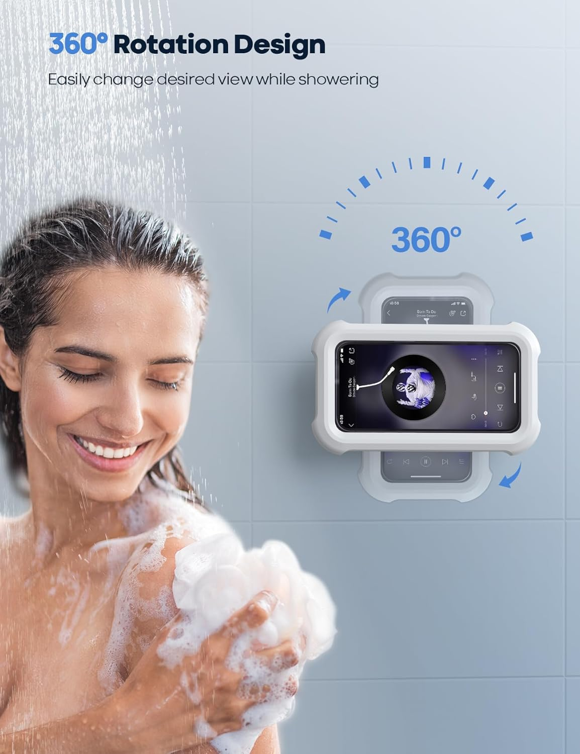✨Today's Special 30% Off✨Waterproof Shower Phone Holder