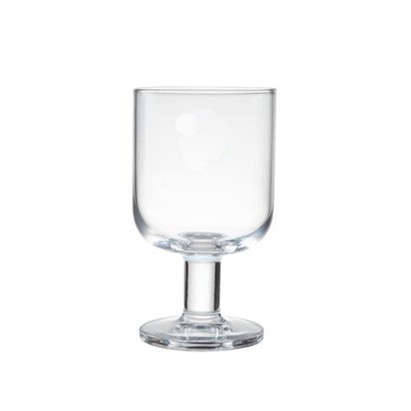 short stem cold drink glass