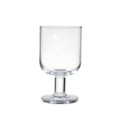 short stem cold drink glass