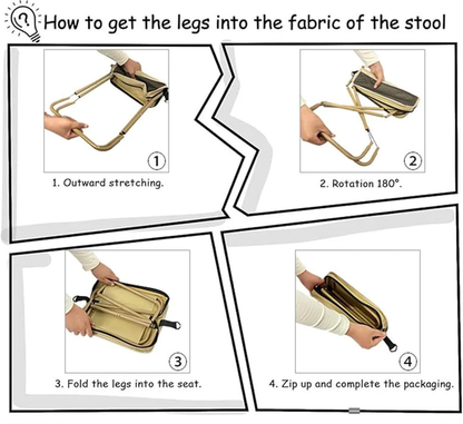 ✨Today's Special 30% Off✨Foldable Stool with Carry Bag