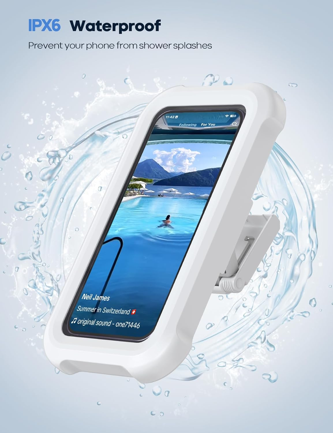 ✨Today's Special 30% Off✨Waterproof Shower Phone Holder